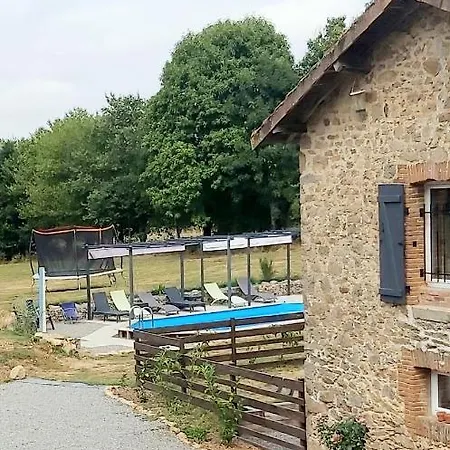 Sharecroppers Cottage With Swimming Pool Pageas Exterior photo